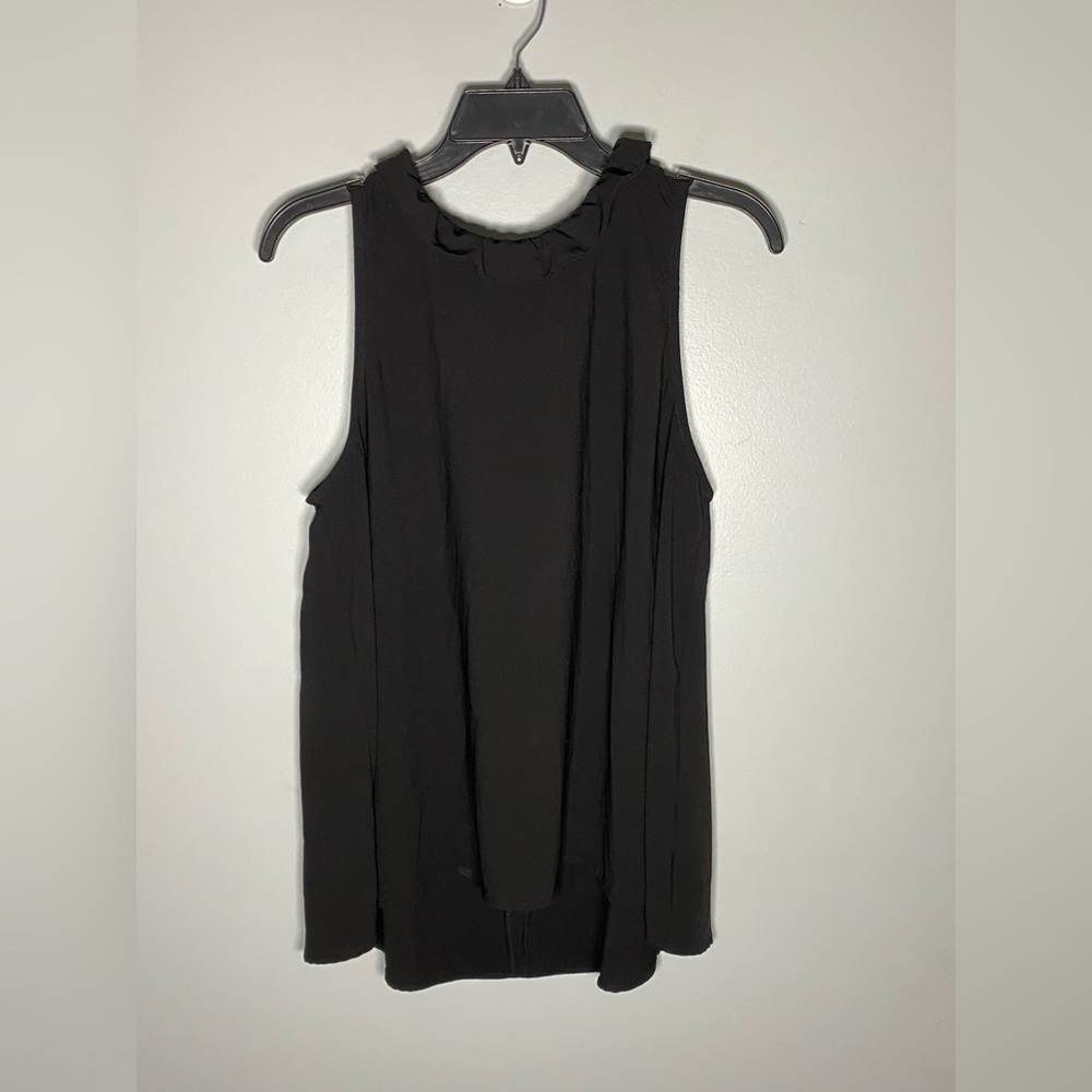 Mud Pie Black Sleeveless Blouse